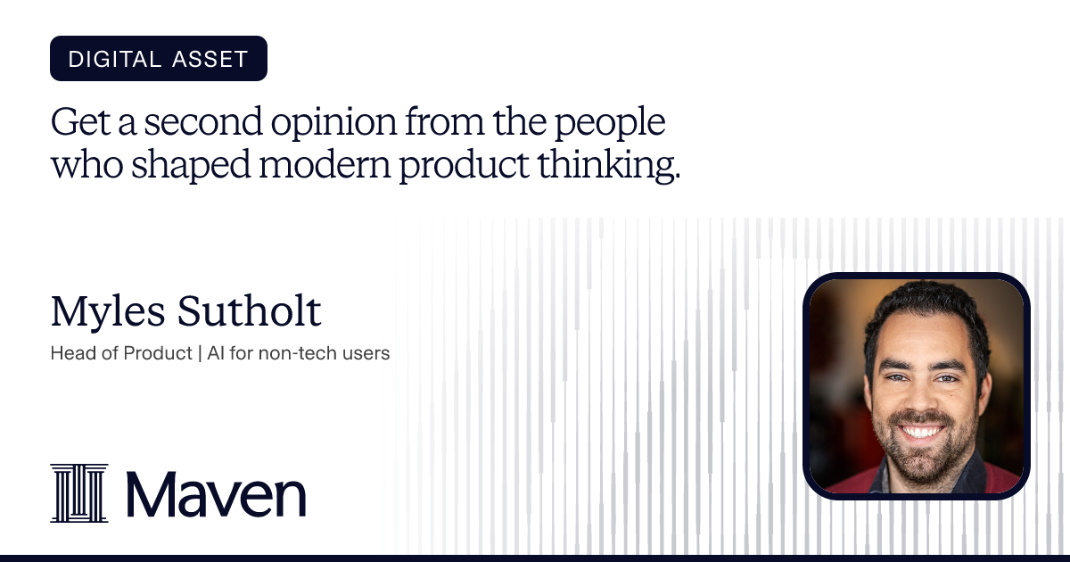 Get a second opinion from the people who shaped modern product thinking. cover image